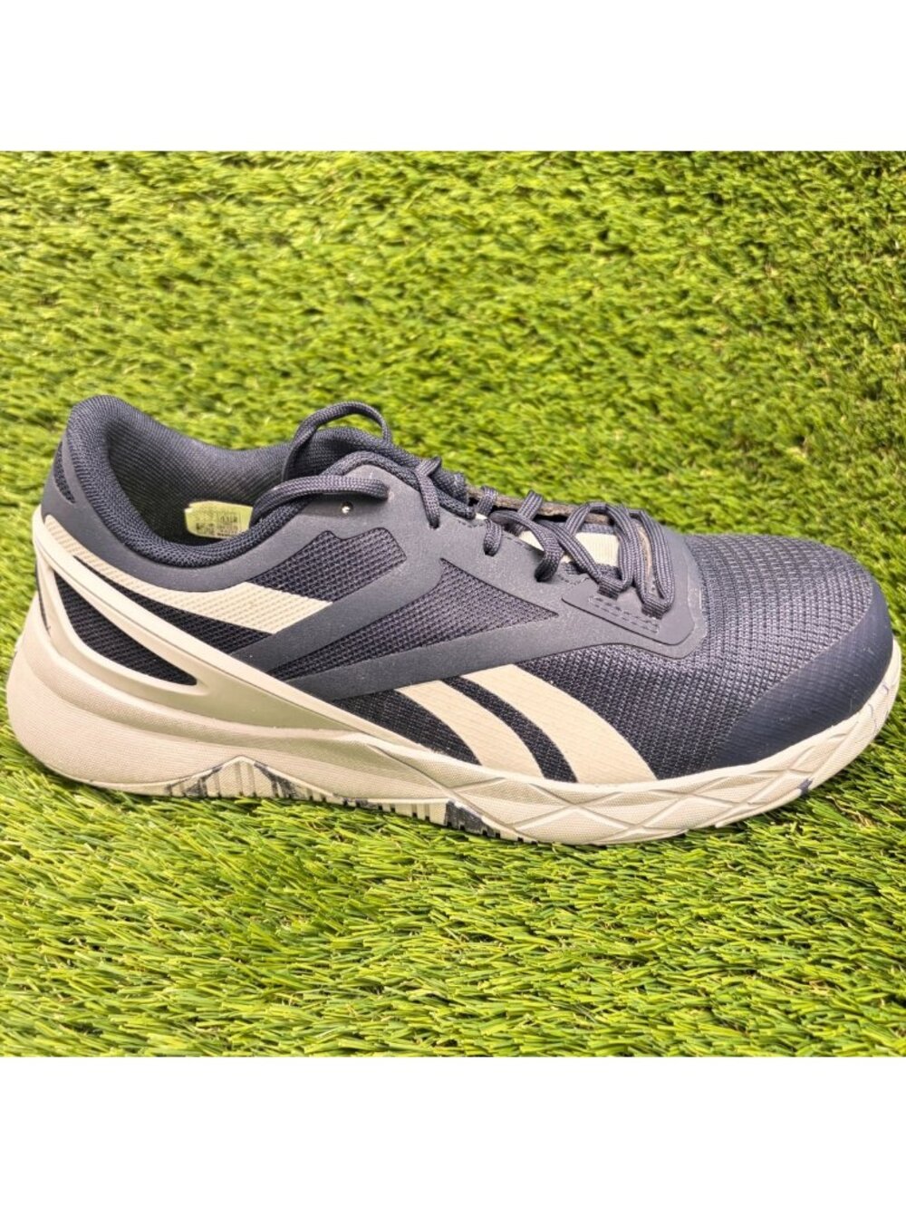 Reebok Nanoflex TR Mens Size 8E Blue White Composite Toe Safety Work Shoes